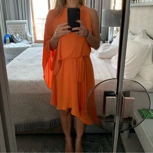 HALSTON Asymmetric Dress